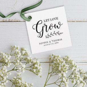 Laat Liefde Groeien Trouwen Bedankjes Labels