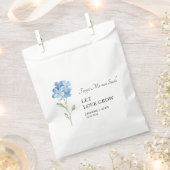 Laat liefde groeien Vergeet me niet zaad bruiloft Bedankzakje (Geknipt)