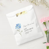 Laat liefde groeien Vergeet me niet zaad bruiloft Bedankzakje (Gezegeld)