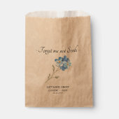 Laat Liefde groeien Vergeet-me-niet Zaden Bruiloft Bedankzakje (Voorkant)