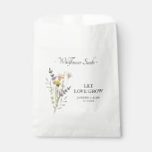 Laat Liefde Groeien Wilde Bloemenzaad Trouwfavor Bedankzakje (Voorkant)