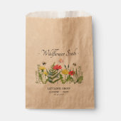 Laat Liefde groeien Wildflower Seeds Wedding Favor Bedankzakje (Voorkant)