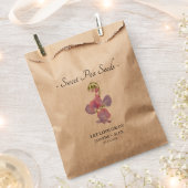 Laat liefde groeien zoete erwtenzaden bruiloft bedankzakje (Geknipt)