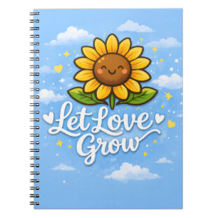 Laat Liefde Groeien - Zonnebloem Notitieboek