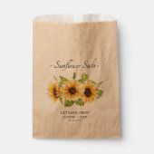 Laat liefde groeien Zonnebloempitten Bruiloft Favo Bedankzakje (Voorkant)