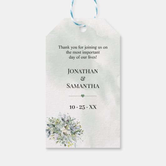 Laat Liefde Grow plant cadeau Eucalyptus succulent Cadeaulabel (Achterkant)