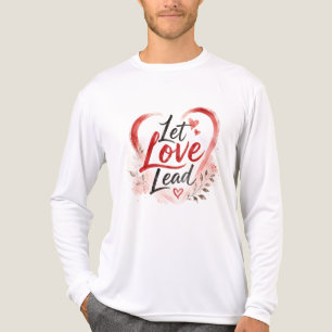 Laat Liefde Leiden Inspirerende Romantische Grafis Tri-Blend Shirt