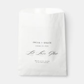 Laat Liefde Schijnen | Modern Minimalistisch Zwart Bedankzakje (Voorkant)