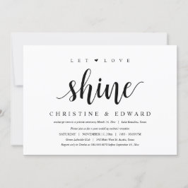 Laat liefde schijnen, moderne post-huwelijksvlucht kaart