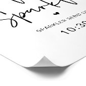 Laat Liefde Sparkle, Sparkler Verstuur Tijd, Bruil Poster (Hoek)