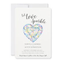 Laat liefde sprankelen diamant waterverf