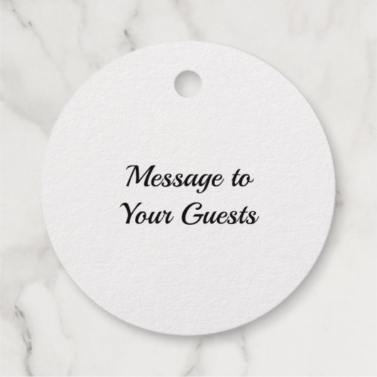 Laat liefde sprankelen ECHTE gouden folie Bedankjes Labels (Achterkant)