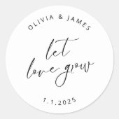 Laat liefde Stickers groeien (Voorkant)