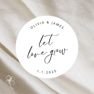 Laat liefde Stickers groeien