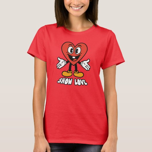 Laat liefde zien t-shirt (Voorkant)