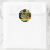 Laat liefde zonnebloem Stickers groeien (Tas)