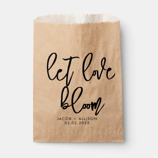 laat liefdesbloem wilde bloemzaden bruiloft confet bedankzakje (Voorkant)