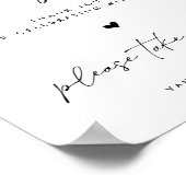 Laat liefdesgroei minimalistische weduwen voor Taf Poster (Hoek)