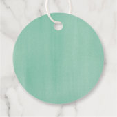 Laat liefdesgroei Waterverf Floral Wedding Bedankjes Labels (Achterkant)