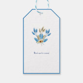 Laat liefdesgroei weduwschap voor Labels met cadea Cadeaulabel (Achterkant)