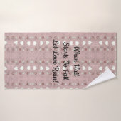 Laat liefdesregen vallen! badhanddoek (Badhanddoek)