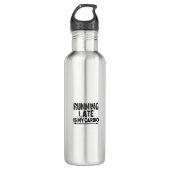 Laat lopen is mijn cardio waterfles  (Voorkant)