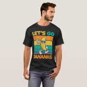 Laat los Banana Retro  Funny Cool Banana T-shirt (Voorkant volledig)