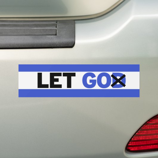 Laat los bumpersticker (Op auto)