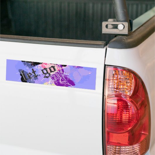 Laat los ~ bumpersticker (Op Truck)