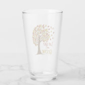 Laat los en groei boom glas (Achterkant)