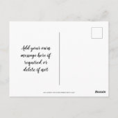 Laat los en laat de Schrift briefkaart citeren (Achterkant)