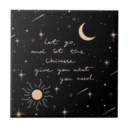 Laat los en laat het universum los tegeltje