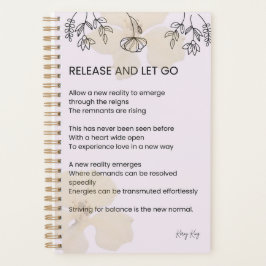 Laat los en laat los - zelfliefde poëzie planner