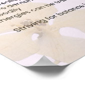 Laat los en laat los - zelfliefde poëzie poster (Hoek)