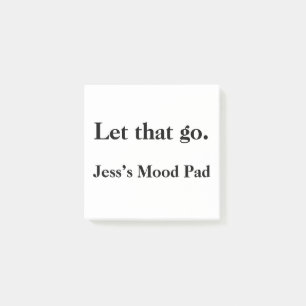 Laat los - Grappige geestelijke gezondheid Custom Post-it® Notes