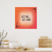 Laat los, laat God Poster (Keuken)