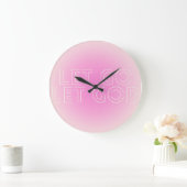 Laat Los Laat God Ronde Wandklok (Huis)