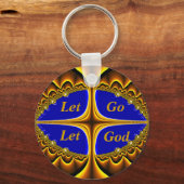 Laat los, laat God_Sleutelhanger. Sleutelhanger (Voorkant)