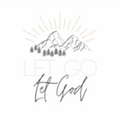 Laat los, laat God stickers (Voorkant)