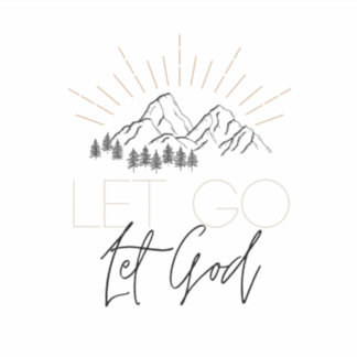 Laat los, laat God stickers