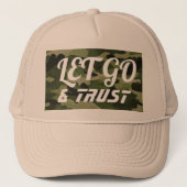 Laat los & Vertrouw Hoed Trucker Pet (Voorkant)