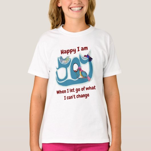 Laat los! Wees de verandering! T-shirt (Voorkant)