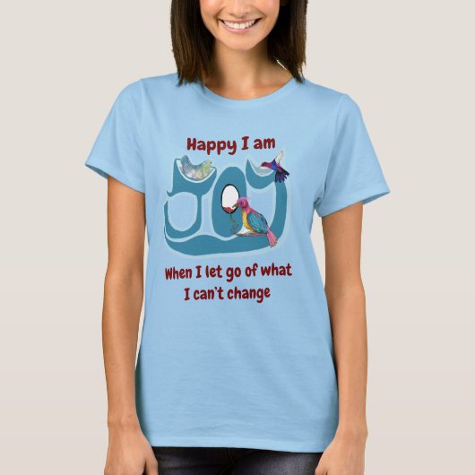 Laat los! Wees de verandering! T-shirt (Voorkant)