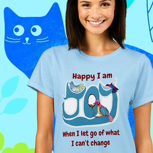 Laat los! Wees de verandering! T-shirt