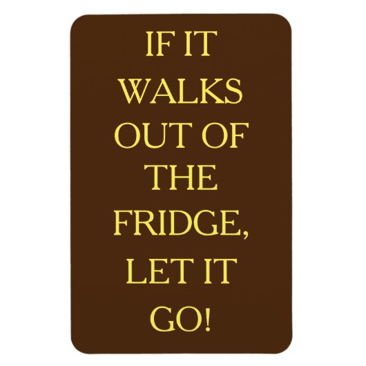 Laat maar! Flexibel fotomagneet Magneet (Verticaal)