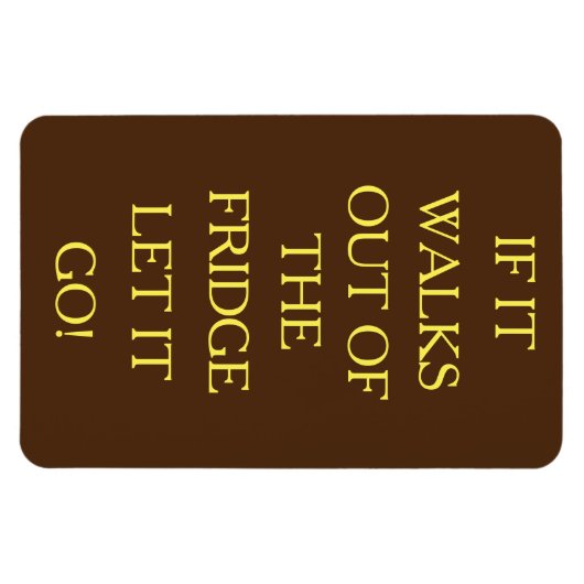 Laat maar! Flexibel fotomagneet Magneet (Horizontaal)