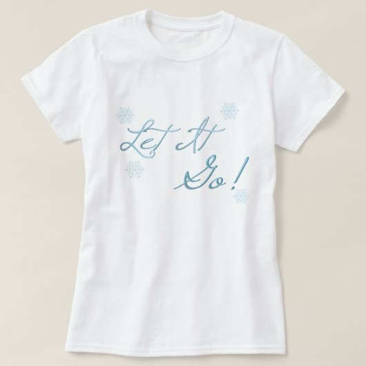 Laat maar! t-shirt (Design voorkant)