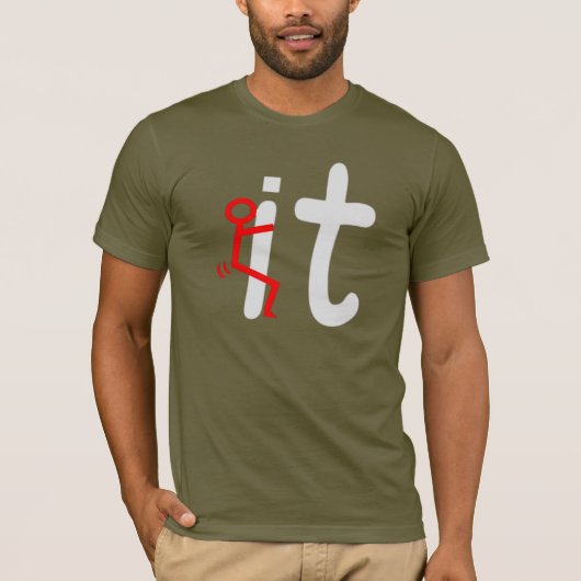 LAAT MAAR ZIT T-SHIRT (Voorkant)