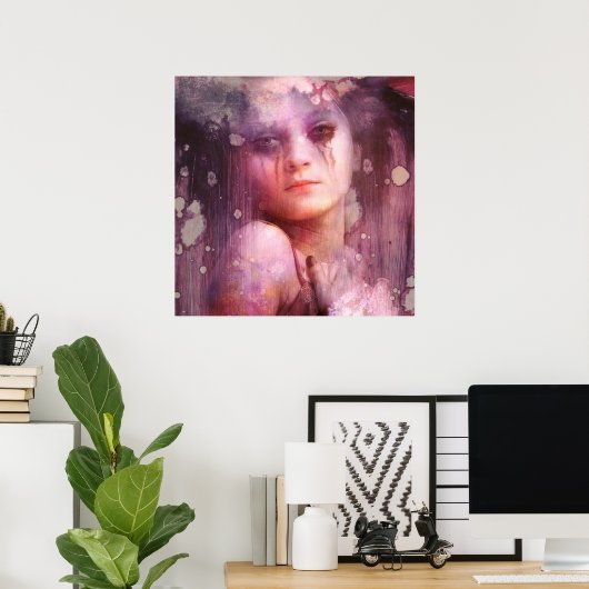 laat make-up poster (Thuiskantoor)