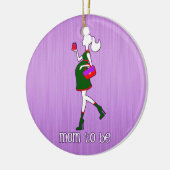 Laat mama een persoonlijk tatoeage worden keramisch ornament (Links)